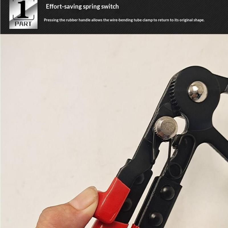Bendable Hose Clamps 1Pcs Professional Clamping Pliers Long Flexible Cable for Car Engine and Radiator Hose Removal