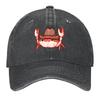 Crab with Hat Baseball Cap Christmas Hat Summer Hat Sun Caps New In Luxury Woman Men's