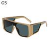 European New Square Sunglasses Women New Big Oversized Flat Top Sun Glasses Female Vintage Retro Shades for Women Men UV400