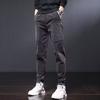 Autumn Men's Fashion Pants Thermal Pockets Designer Outdoor Trousers Waist Elastic Lace Up Casual Pants