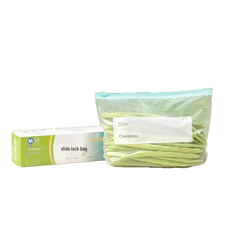 Zesílené mrazicí sáčky se zipovým uzávěrem pro domácí skladování potravin