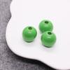 Children's Solid Color 16mm Wooden Beads - Colorful Round Beads for DIY Jewelry 