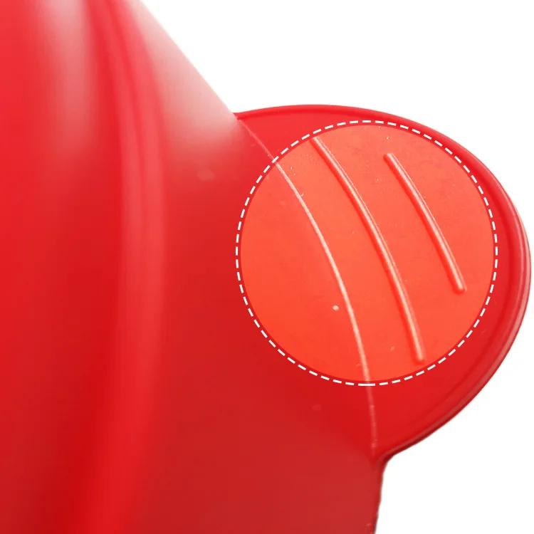Silicone Popcorn Bowl with Handle Microwave Oven Folding Popcorn Bucket High Temperature Resistant Large Popcorn Bucket with Lid
