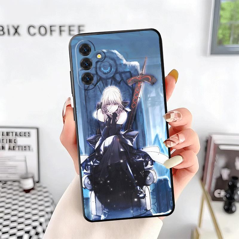 Fate Zero Stay Night Saber Soft Phone Case for Samsung A17 A37 A57 A16 A26 A36 A56 A15 A25 A35 A55 A14 A24 A34 A54 A13 A23 A33 A