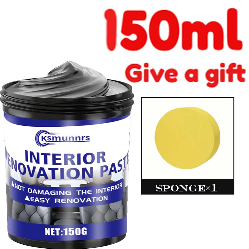 

Black interior plastic repair paste, rubber black gloss paste, tire black polish for car exterior and interior repair, bumpers,