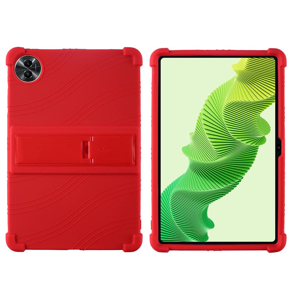 

Soft Silicone Case For OPPO Realme Pad 2 Lite X 10.95 11.5 10.4 Adjustable Stand Cover Kids Safe Shockproof Protective Shell Realme Pad 2 Lite красный