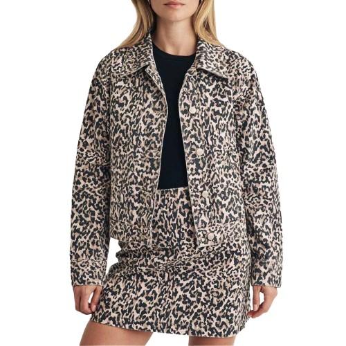 NobodyÂ´s Child Womens/Ladies Frankie Leopard Print Denim Jacket