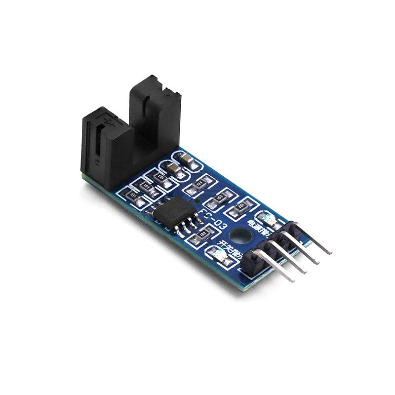 Slotted Optocoupler Speed Sensor & Motor Test Module