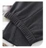 Women's Beige Cashmere Wool Blend Wide-Leg Pants with Fleece Lining - Autumn/Winter 2024 Collection