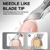 Slanted Pointed Spring Nail Clipper Anti-Splash Ingrown Portable High Quality Toenail Fingernail Trimmer Manicure Tools