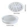 Round Silicone Mold For DIY LED Candle Holders Sturdy And Easy To Demold For Creative Homes Decors Projects