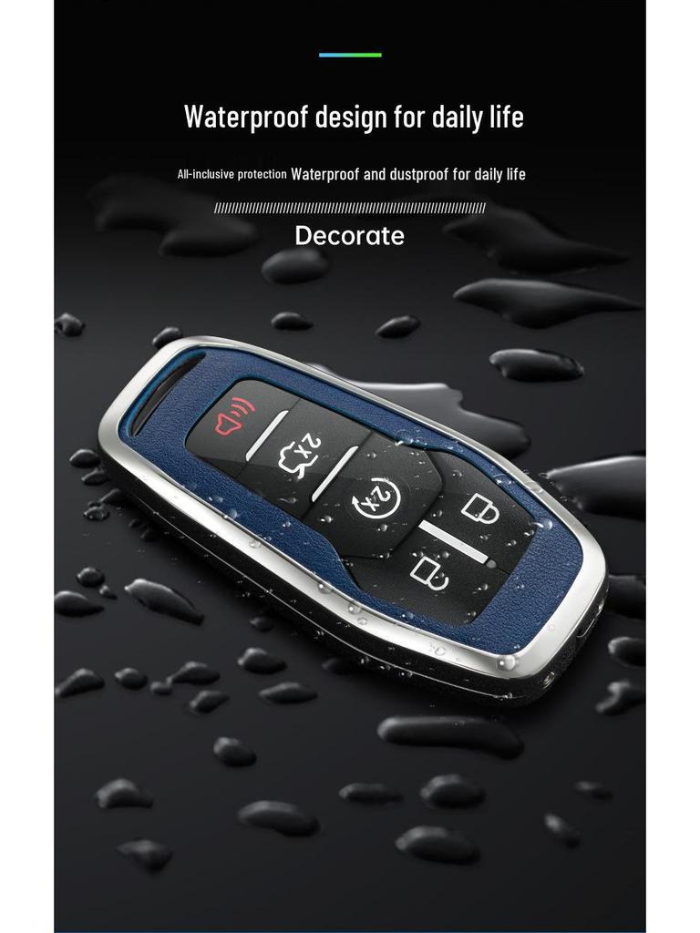 Ford Taurus Key Case for 2015-2017 Explorer Mustang - Metal Shell with Buckle