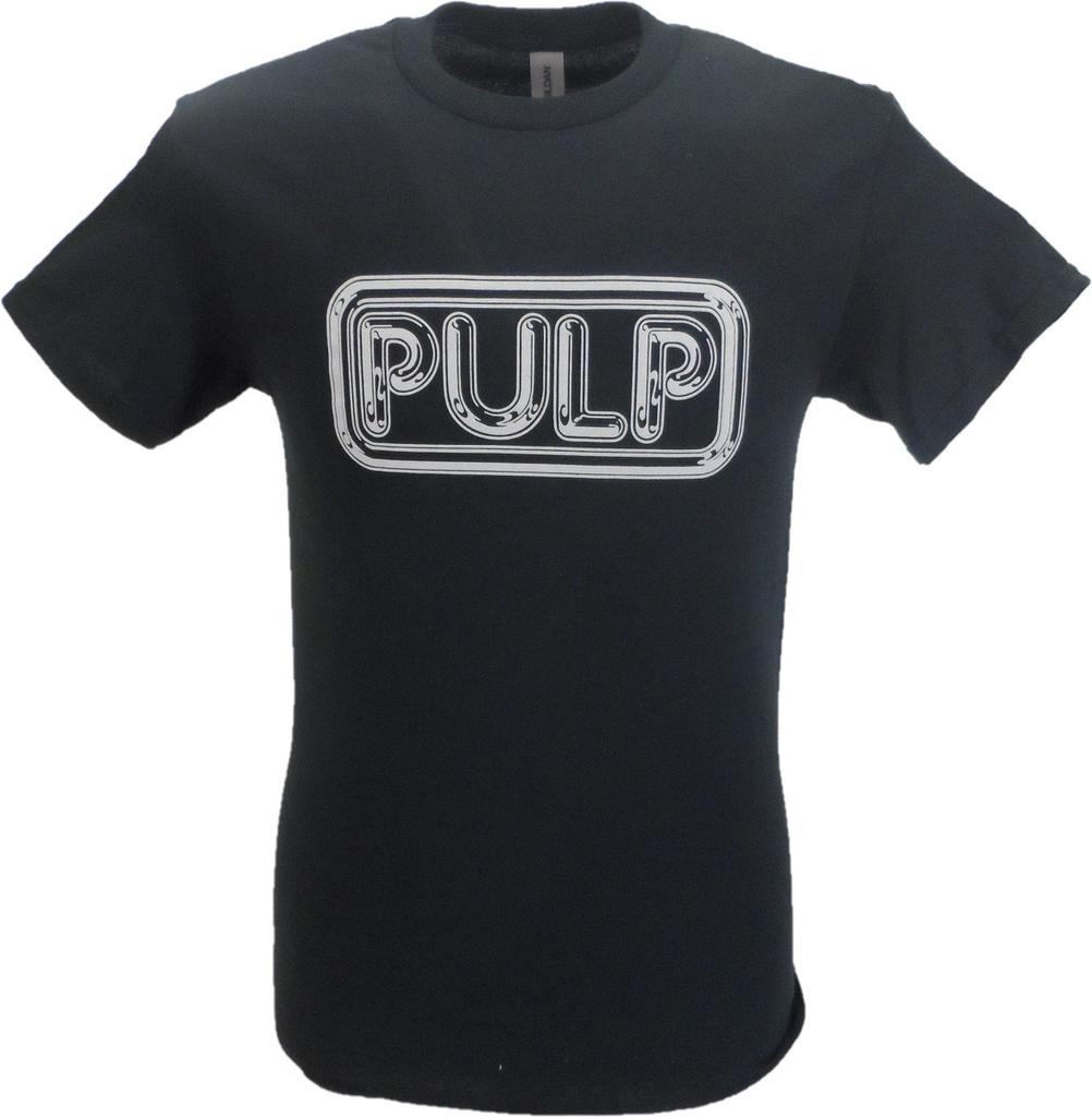 Unisexs Black Official Pulp Logo T Shirt
