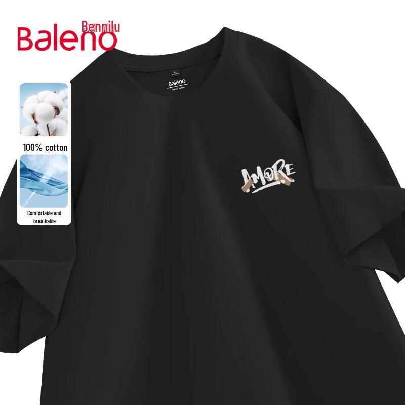 Baleno Men s Heavyweight Pure Cotton Graffiti Print T-shirt M