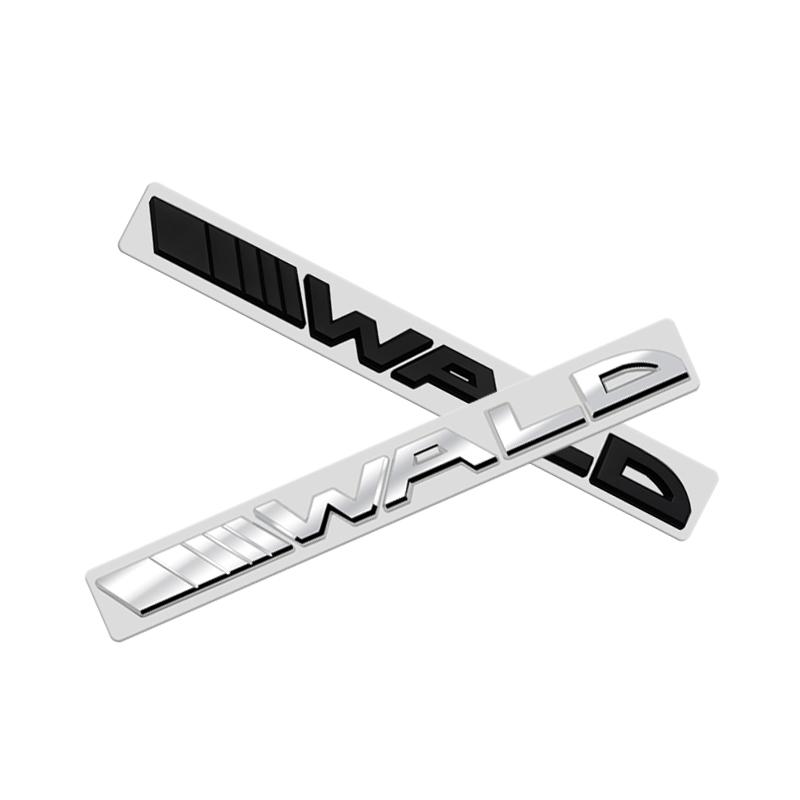 Metal Emblem Car Sticker WALD Badge Decal Body Trunk Decor for Mercedes Benz AMG W212 W213 W205 W201 W124 W211 GLA CLA GLC GLE