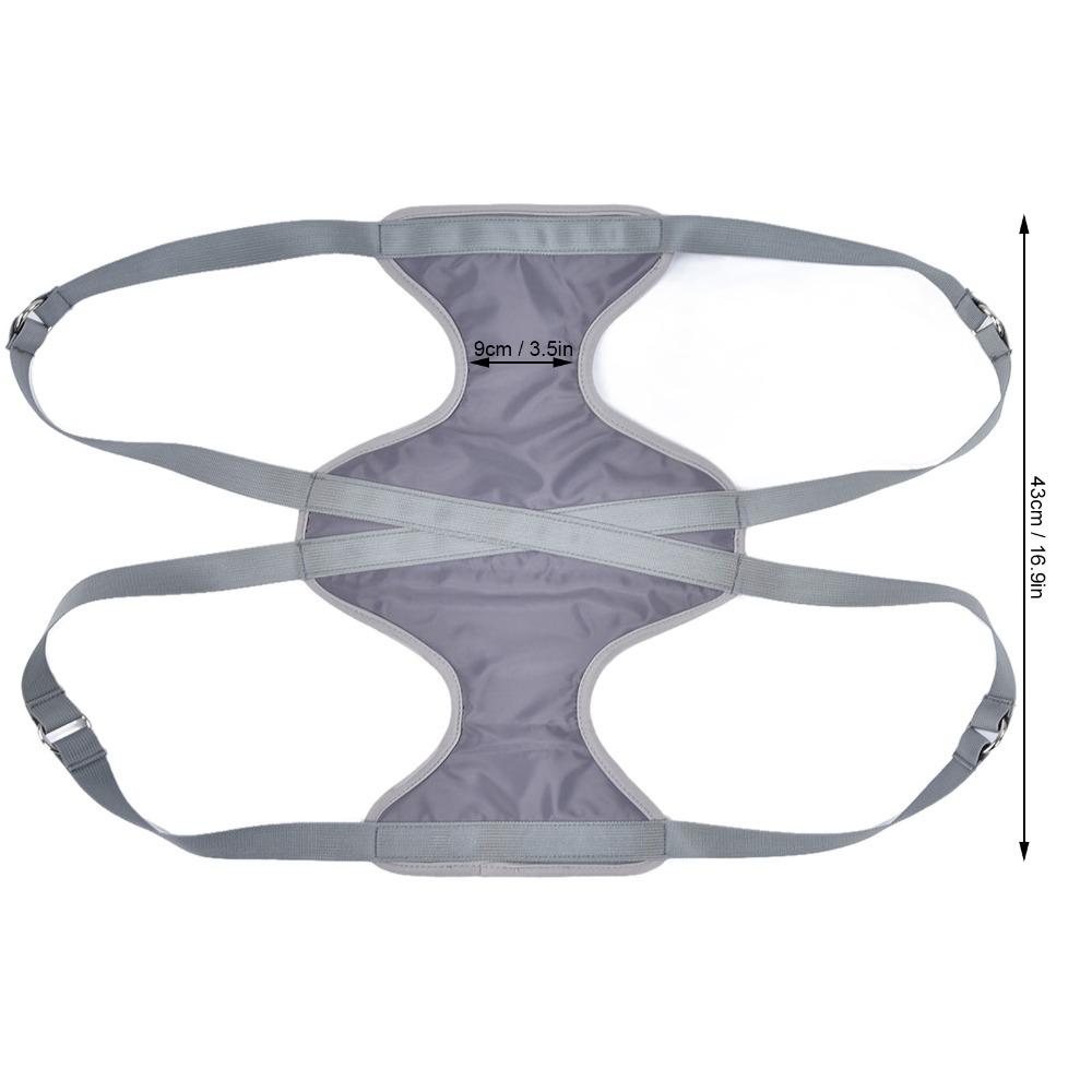 Anti-slip Pet Sling Waterproof Nail Trimming Helper Safe Pet Grooming Hammock  Pet Bathing серый