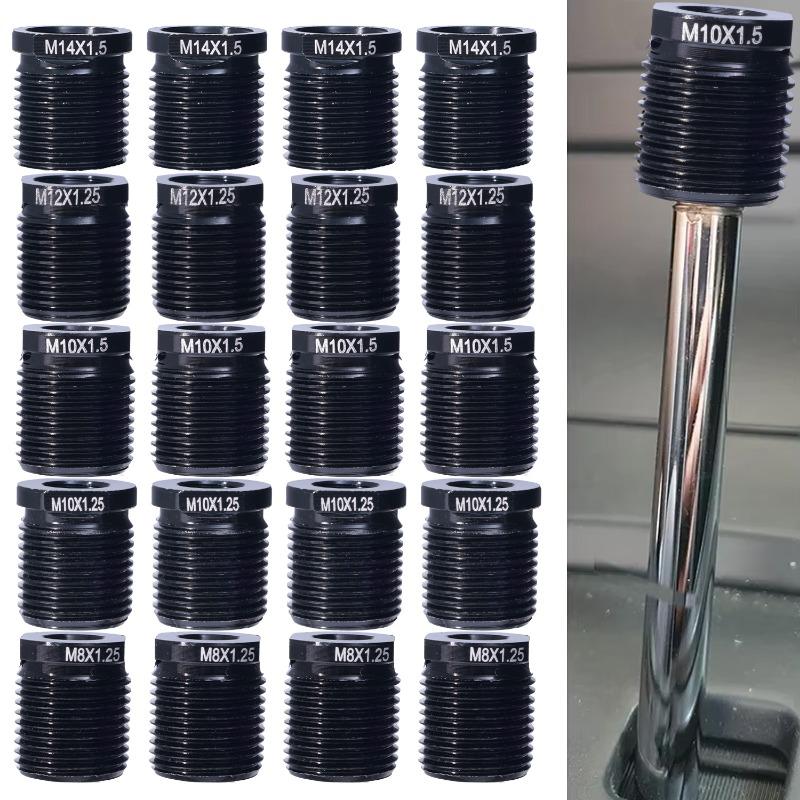 Car Tuning Parts Handle Adapter for M8 M10 1/5PCS Aluminum Shift Knob Adapter Shift Knob Adapter Converter Female Threaded