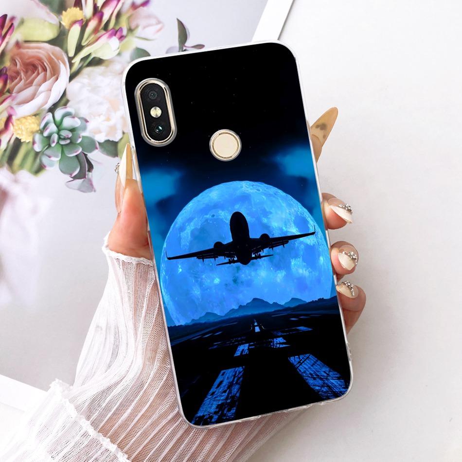 For Xiaomi Redmi Note 6 Pro Cool Dragon Tiger Pattern Phone Case For Redmi Note6 Soft Silicone TPU Cases