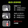 Running Walking Outdoor Handheld Light Angle and Spot Mode Memory Lightweight IPX7 Link-N Light, Light, Rechargeable, [Wide Light, Function, 22.9g,