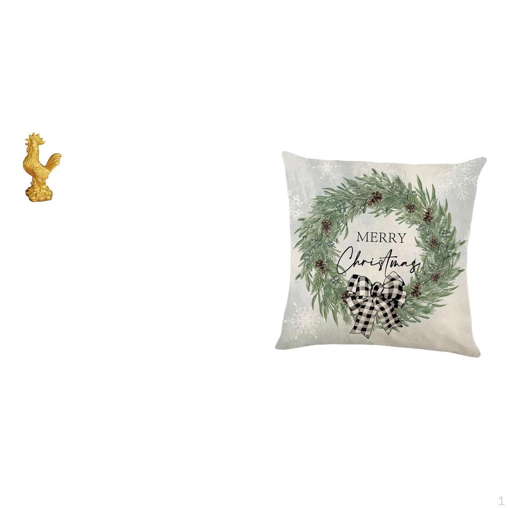Feng Shui Sculpture Home Decor with Festive Cushion Cover for Sofa Couch Office Housewarming And