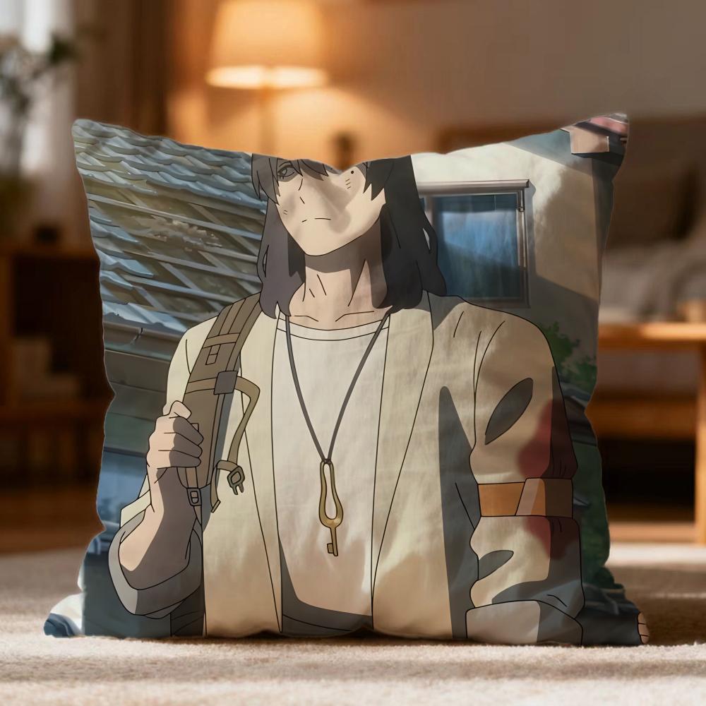 Popular S-SSuzume Cushion Cover Soft Washable Pillow Case Multi-Scene for Couch Bed Travel Office Use