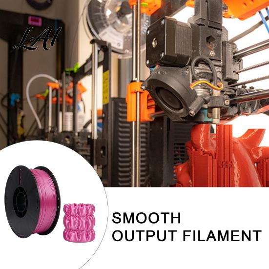 3D Print Filament Silk PLA Printer 1.75mm 1Kg Spool Low Warping for Printing Projects Neatly Wound