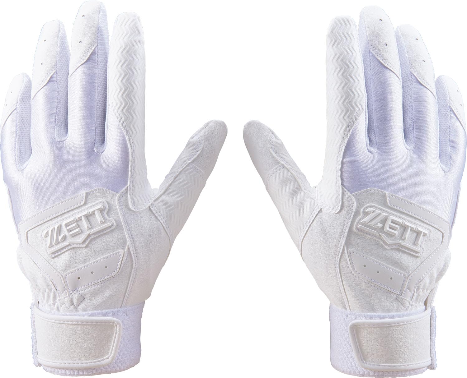 

ZETT Baseball Batting Training for for High School White BG12103HS Gloves, Model, Hitting, Students, (1100), Medium, белый