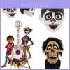 Maschera Costume Vibrante del Film Coco Miguel Hector Rivera Per Halloween e Cosplay