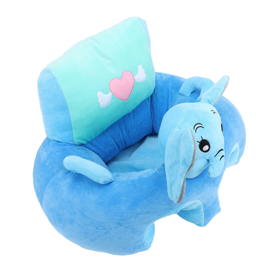 Infant Support Seat Sofa Soft Animal Shaped Cute Learning Sitting Chair Infant Sit Up Chair Toddler Floor Seat