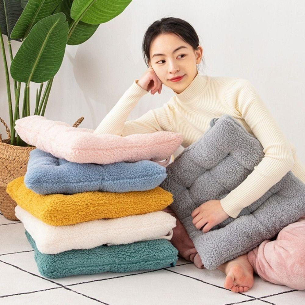 Winter Thick Seat Cushion Ultra Soft Car Seat Pad New Office Chair Pad  Office Home Decor