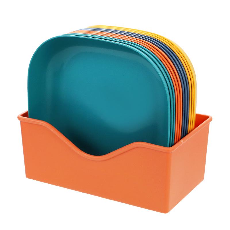 Japanese Bone Plate Dining Set: Elegant Plate for Fruits, Nuts, and Candy with Storage, Perfect for Home Use or As a Gift