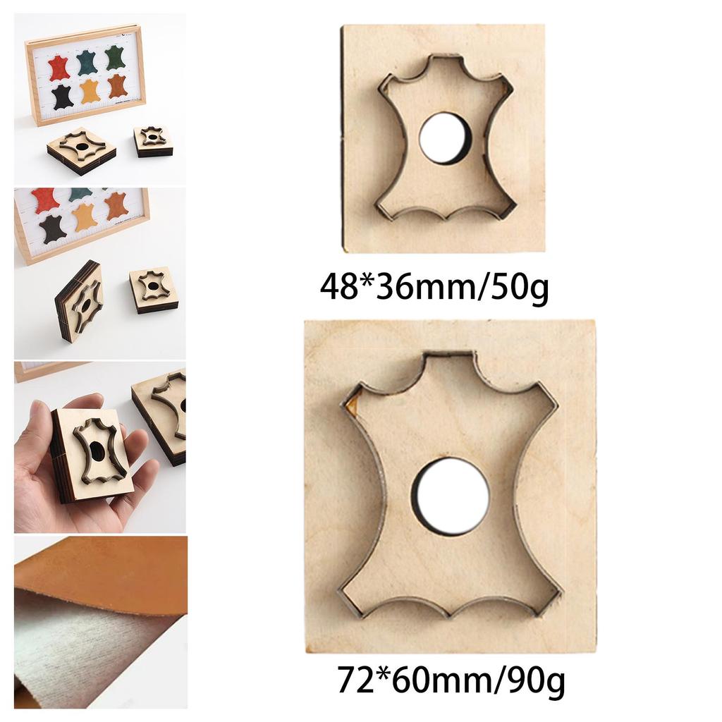 Japan Steel Blade Leather Mold Multifunctional Tag Pendant Hollow Punch Mould Template Leather Tool Cutting Wood Dies