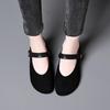 Autumn French retro Mary Jane shoes new with skirt gentle small leather shoes commuter shoes