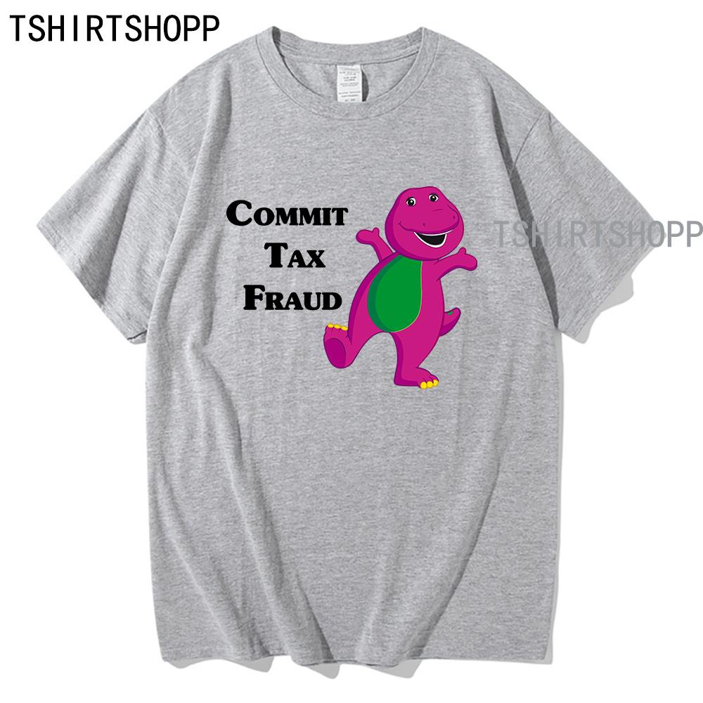 Men Short Sleeve Graphic Commit Tax Fraud T Shirt Rugged Outdoor Collection Men/Women Print Novelty T Shirt Cotton Tops Clothes