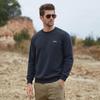Jeep Men's Thickened Warm Casual Round Neck Sweatshirt