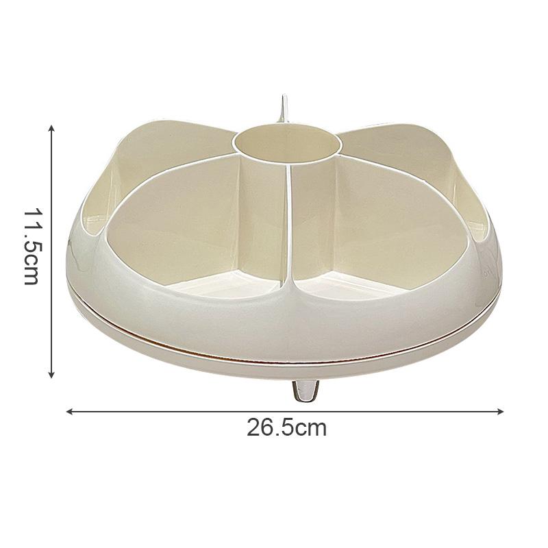 1pc Rotating Cosmetic Storage Box Multi-functional Lipstick Makeup Brush Pen Holder Large-capacity Storage Box Desktop Organizer