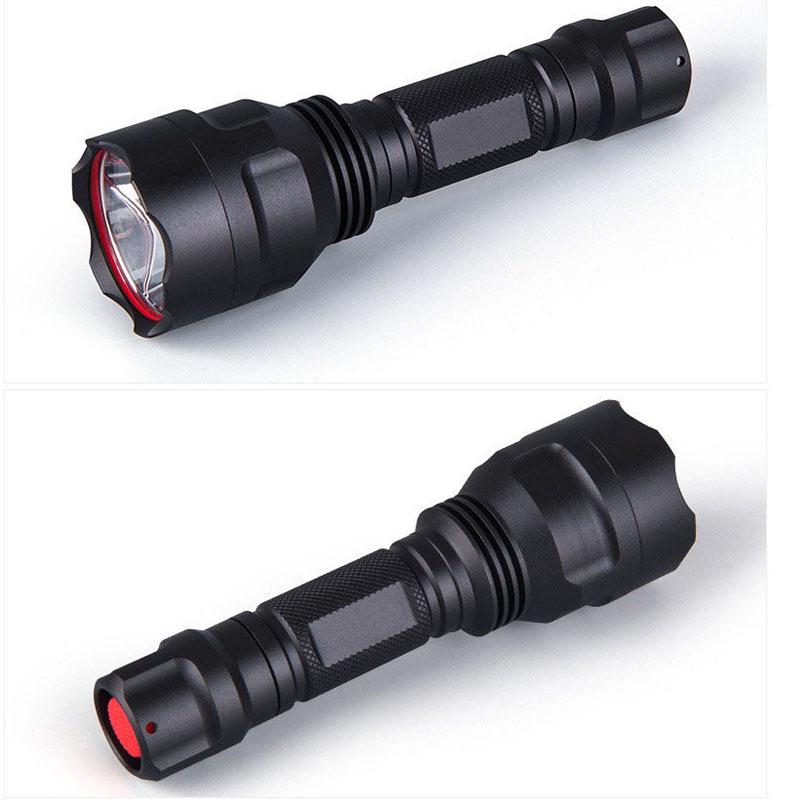C8 High-Brightness Rechargeable Flashlight: Long Range, Waterproof, Durable, and Portable for Self-Defense