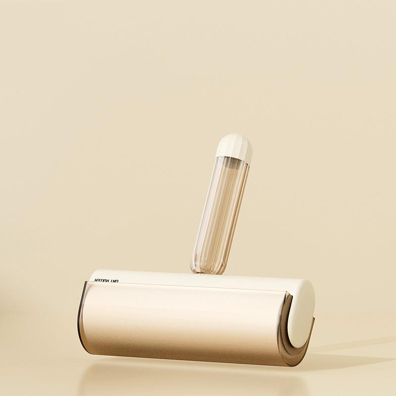 Type Tearable Roll Paper Hairs Sticky Roller Dust Pet Hair Remover Brush Clothes Carpet Lint Cleaning Replaceable Core