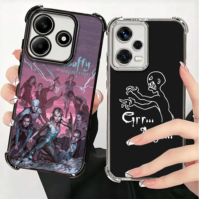 The Vampire Slayer Buffy Soft Phone Case For Xiaomi Redmi Note 14 15 Pro Plus 13 12 11S 11T 5G 10 9S 9 Plating Anti-Fall Fundas