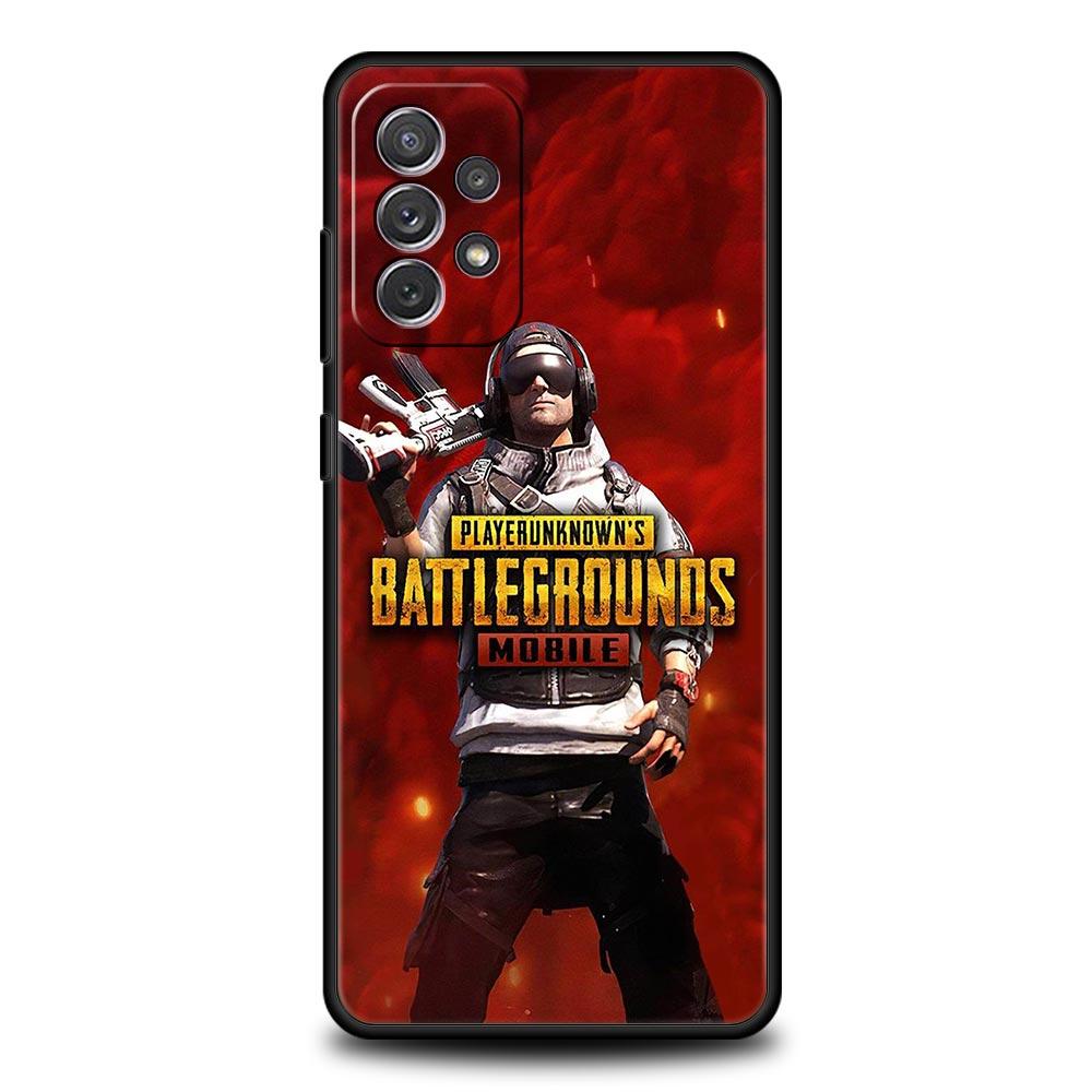 PUBG Game Telefoonhoesje Voor Samsung Galaxy A17 A07 A55 A35 A25 A15 A05s A33 5G A31 A23 A21s A13 A41 A73 A53 A51 A71 A03s S10 Cover