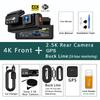UHD 4K 2160P+2.5K ADAS Dash Cam Dual Lens ADAS WIFI GPS Mini Car DVR 2.5K Rear Camera Video Drive Recorder Dashcam Black Box