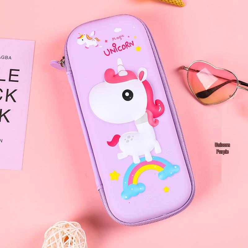2024 Cute Capybara Kids' Large Capacity Thickened Pencil Case