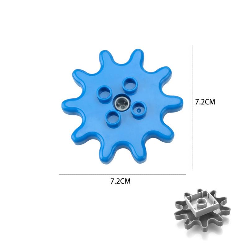 Big Building Blocks Playground Parts Slide Ladder Gear Swing Compatible Bricks Baby Assemble Interactive Toys Gift