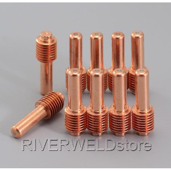 RIVERWELD 192048 Plasma Electrode & 177876 Plasma Nozzle Tips for Miller ICE-50C Plasma Cutter Torch 20pcs