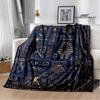 Egyptian pictograph symbol printed blanket Picnic blanket Warm Flannel blankets Home bed linings blankets for beds Birthday Gift