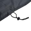 Oxford cloth Chaise Lounge Chair Cover Dust-Proof Black Waterproof Chaise Lounge Cover Folding Outdoor Chaise Lounge Cover