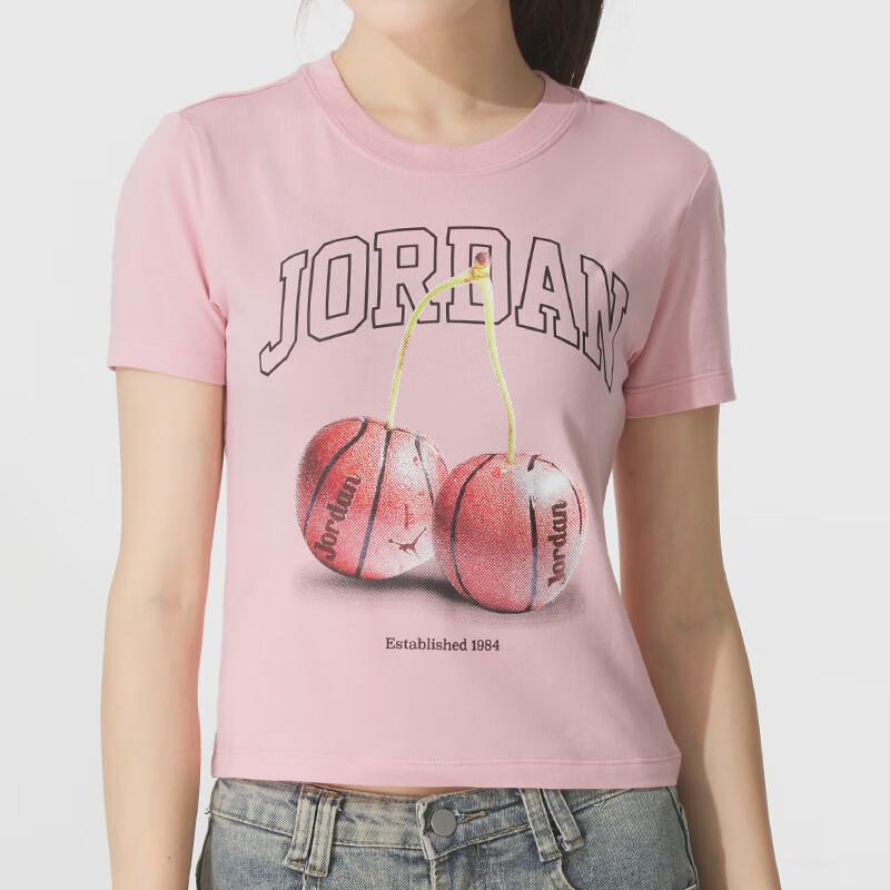 Jordan Comfortable Breathable Casual Short Sleeve T-Shirt Women Tops IH2532-630