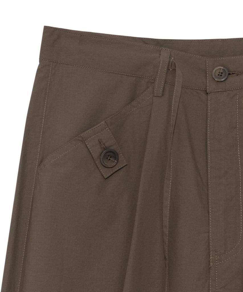 THE COLDEST MOMENT Tcm Hem Two Button Pants (Brown)
