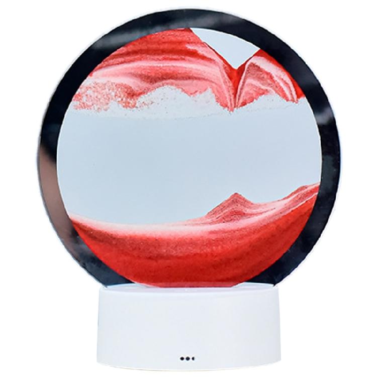 

DynamicSand Lamp, Captivating Desk Decor, USB/Battery Operated Sand Art Lamp 1