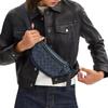 Coach Warren 29 Äußere Reißverschlusstasche Kunstleder und Kalbsleder Bauchtasche Große Unisex-Bauchtasche Denim CBK37-QBY2Y